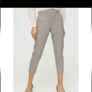 Aritzia Babaton Conan Pant in Mini Herringbone Brown/Black Size 2